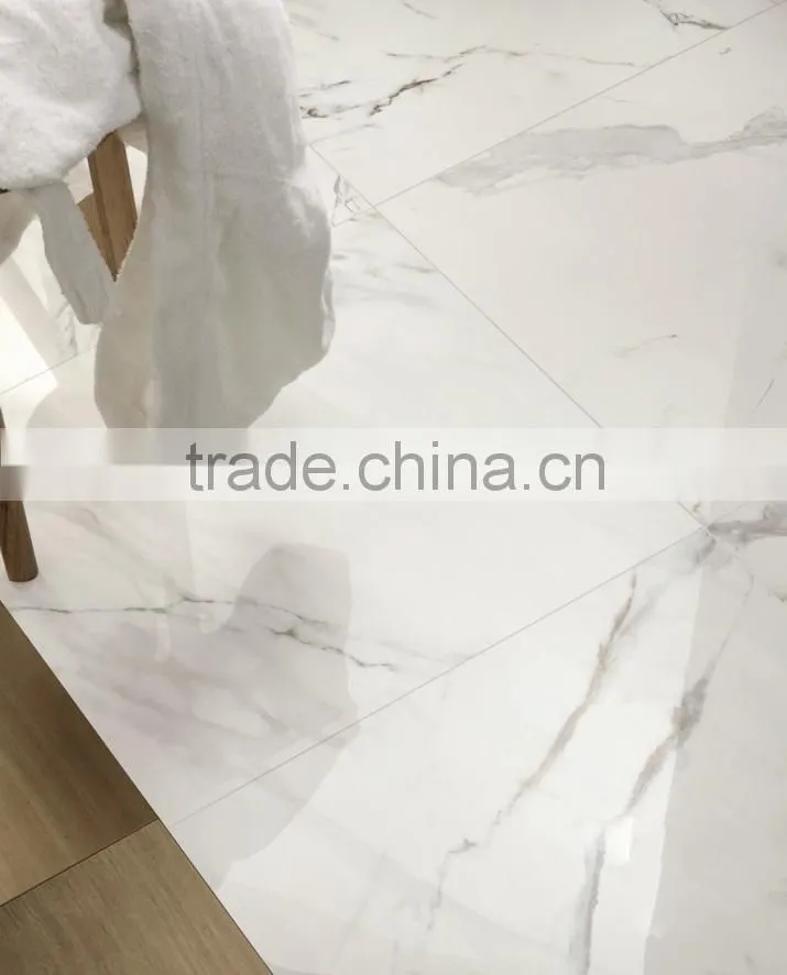 Foshan white color good quality marble porcelain floor tiles/wall tiles