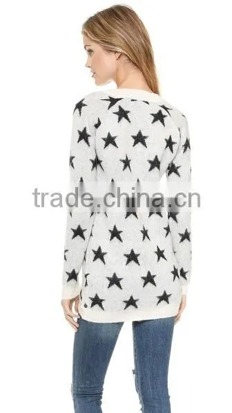 jiaxing ladies elegant sweaters plus size woman casual lady pattern knitwear 2014