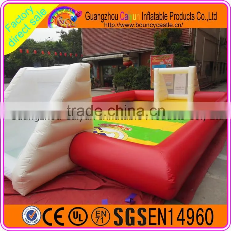 Commercial inflatable football field portable soccer field moveable football pitch