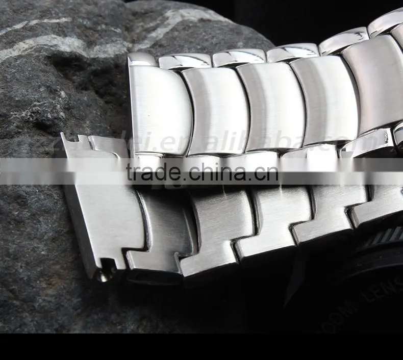 24mm high quality imported stainless steel watch bracelet for men's and women's Wholesale 3PCS