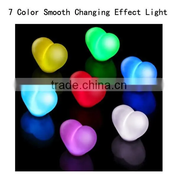 Hot selling baby gift led change colour plastic night light