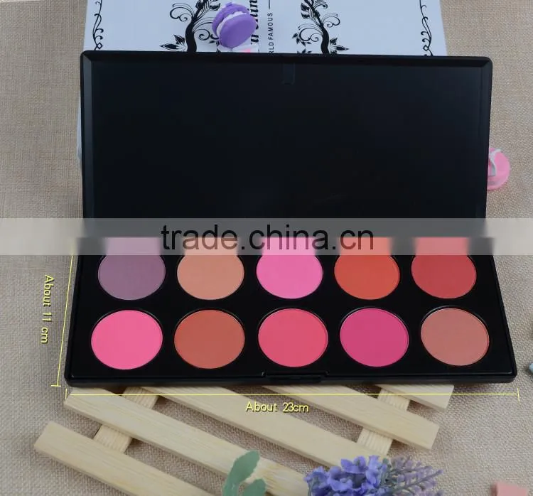 Professional mineral cosmetic empty makeup brush blusher blush containers