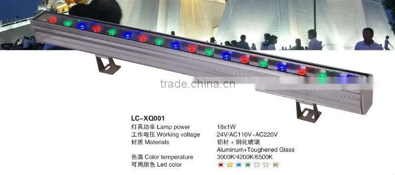 Waterproof grade IP67 high brightness LED Wall Washer