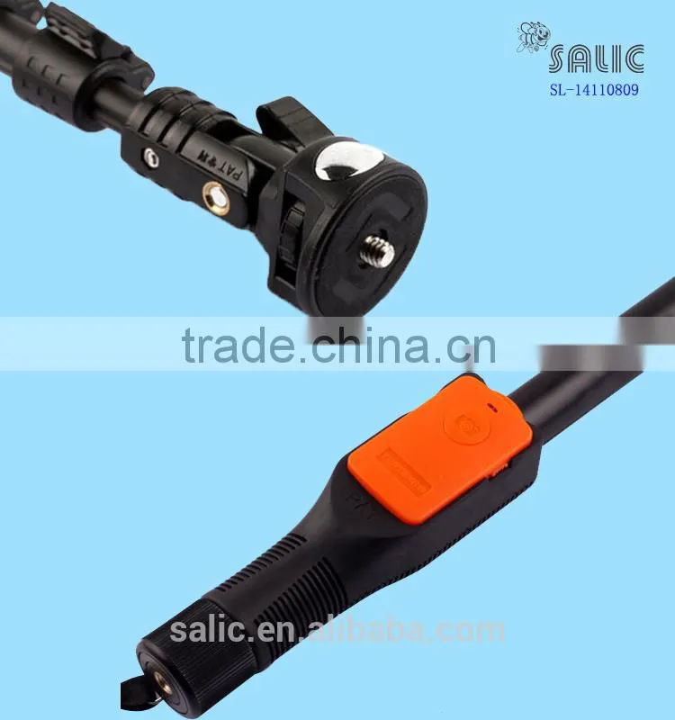 2015 Selfie Stick Extendable hand held Monopod With Shutter Bluetooth