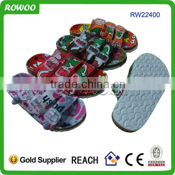 2014 hot selling cork insole cheap slippers for women,personalized slippers for women