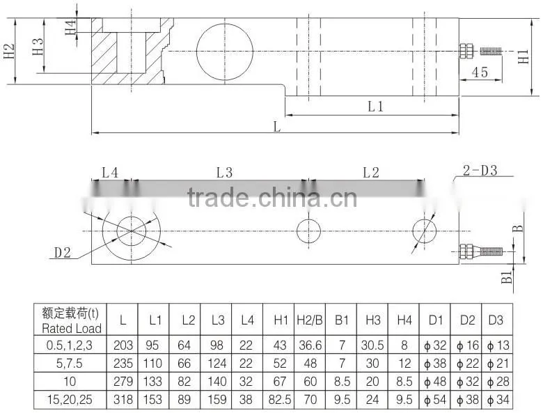 Single Shear Beam Load Cell (XBA)
