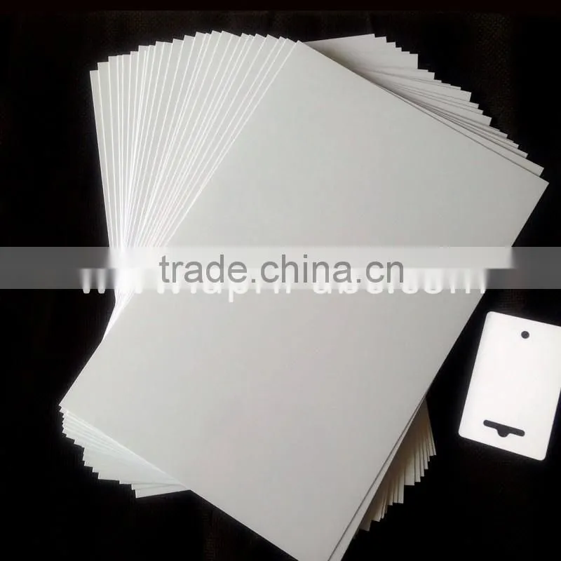White non-lamination pvc card materials