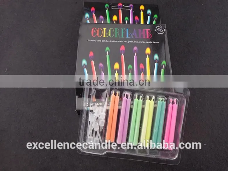 birthday flame candles colorful