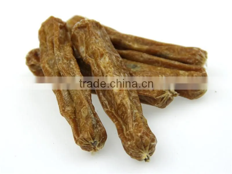 2015 new pet dog treat dry rabbit with vegetable fillet snack pet products