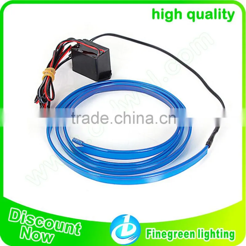 2.3mm blue el welted wire, el skirt line wires