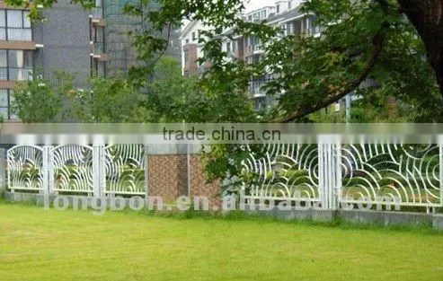 Top-selling hand forged iron fence and gate