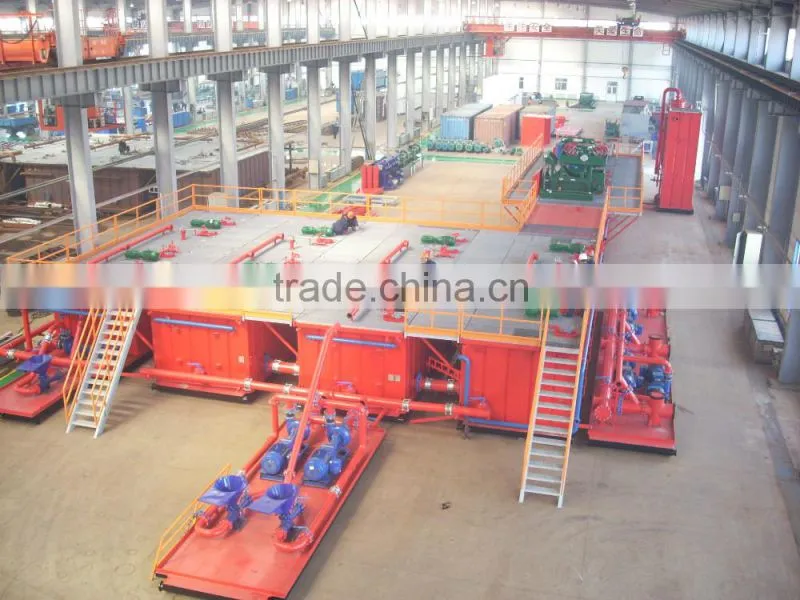 Solid Control System Drilling Rig Mud Tanks