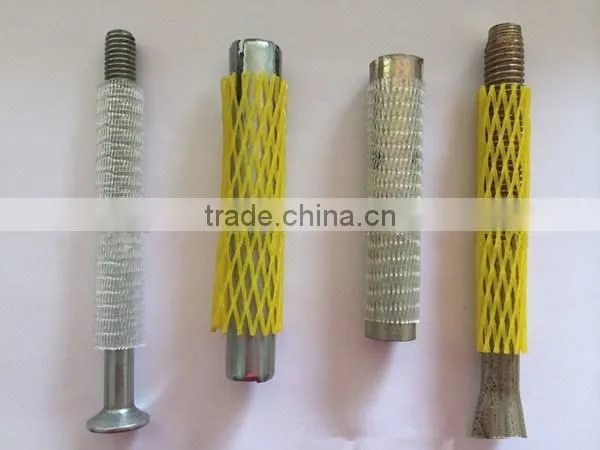 Elastic PE plastic sleeve netting for for precision parts protection