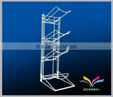 Floor standing 5 gallon metal material water bottle display rack