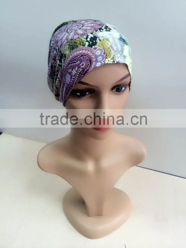 C073 new style print tube underscarf,muslim hats