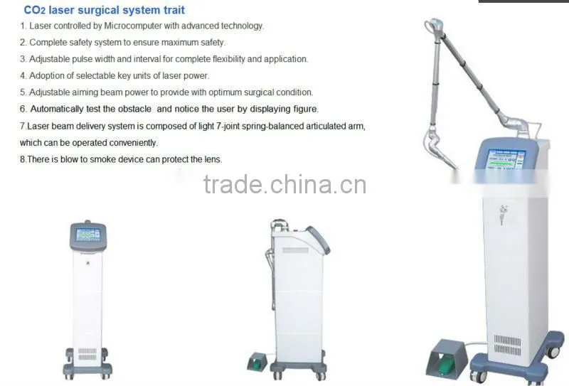 Co2 laser for freckle removal CE and ISO approved
