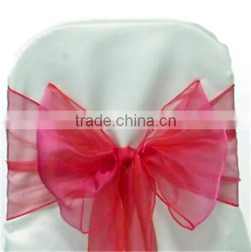 2014 Chinese Organza Chair Sash