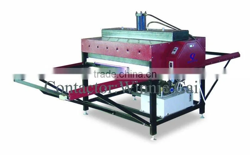 Hydraulic heat transfer machine for sport jersey tshirt