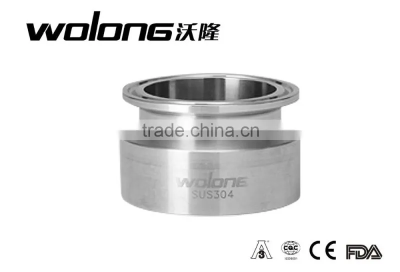 Stainless steel sanitary NPT/BSP male/female adapter/hose adapter/tube adapter