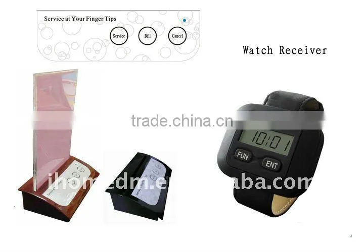 ultra-thin waterproof wireless pager call button call bell
