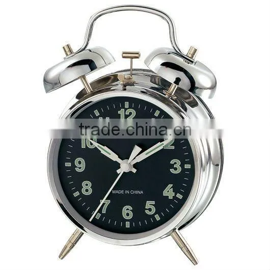 Mechanical alarm clock, loud voice alarm clock, metal clock