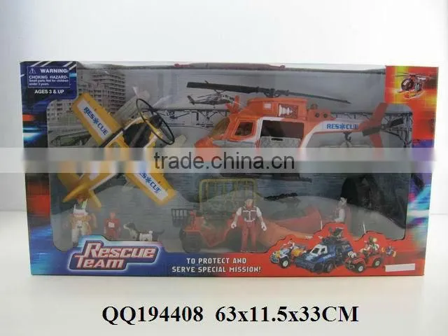 Rescue team set, funny set toy for kids, funny pretend toy