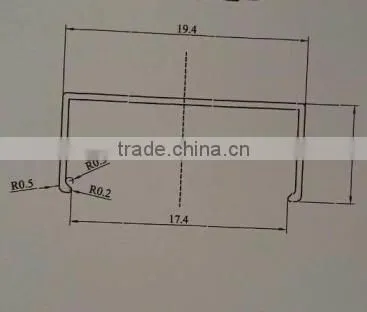 aluminum profile for toilet partition cubicle