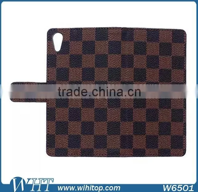 Luxury Mobile Phone Case for Sony Xperia Z4, Leather Case for Sony Z4 Factory Price