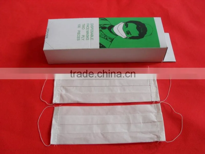 disposable non woven face mask paper face mask