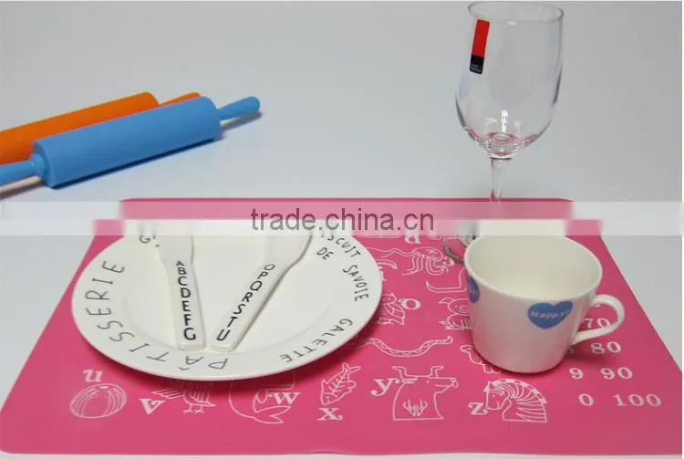 Custom Silicone Baby Placemat One-piece Silicone Placemat