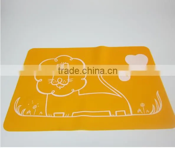 Custom Silicone Baby Placemat Kids Silicone Placemat