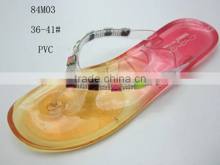 2014 Hot Selling and Fashion PCU Kids Flipflops with Various Colors