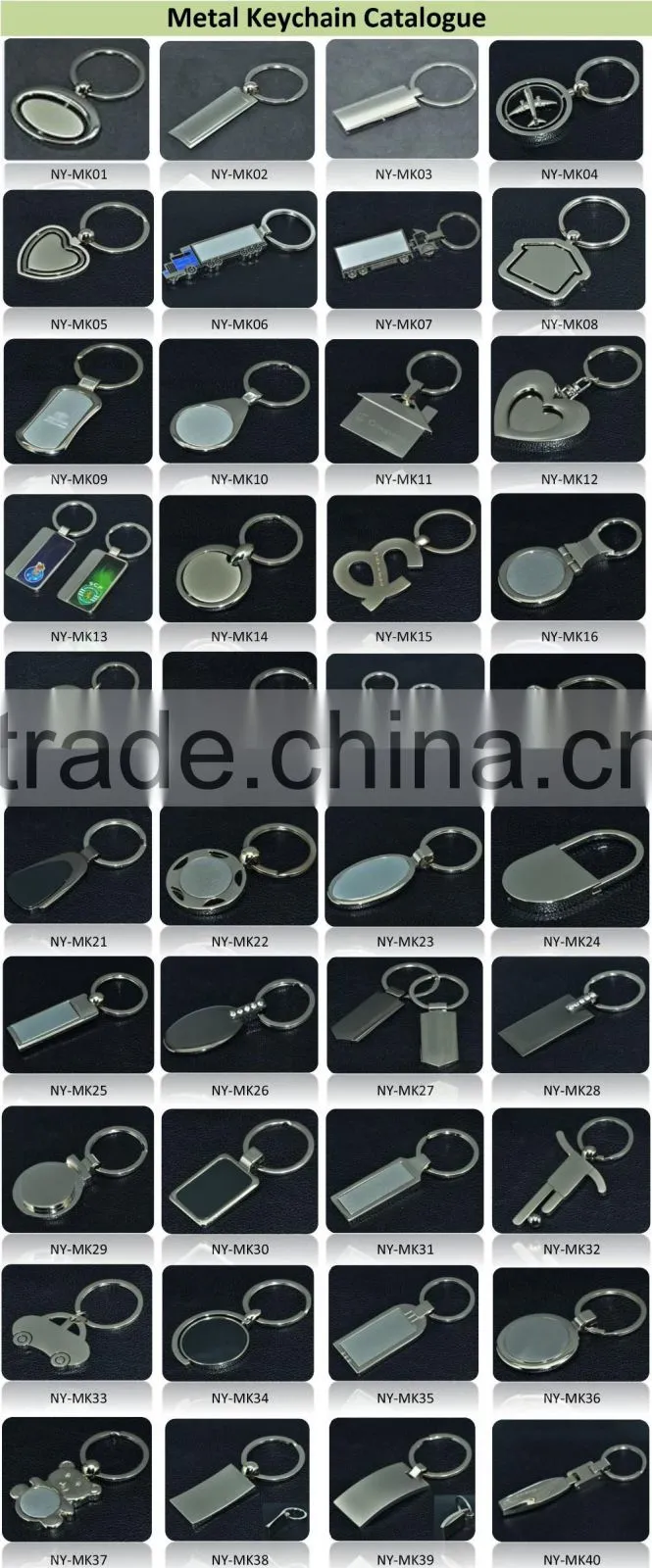 Wholesales Custom metal keychain, popular 2016 metal key chain
