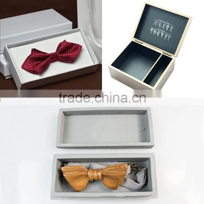 2016 100% Handmade Custom Silk Tie New Bow Ties Wooden Ties