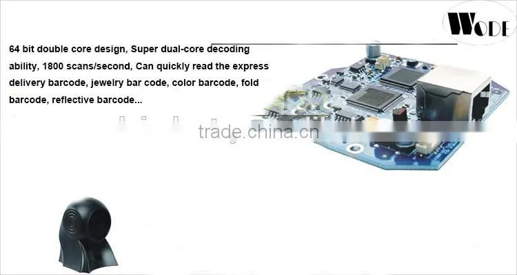 1D laser automatic Omni Directional handfree Barcode Scanner Table Barcode Scanner