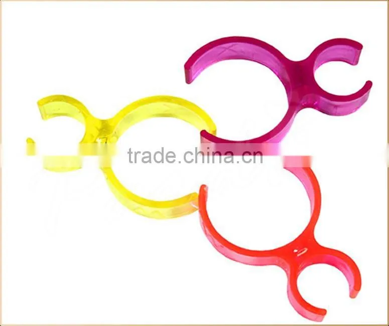 Plastic champagne bottle sparklers clip/Nightclub sparkler clips