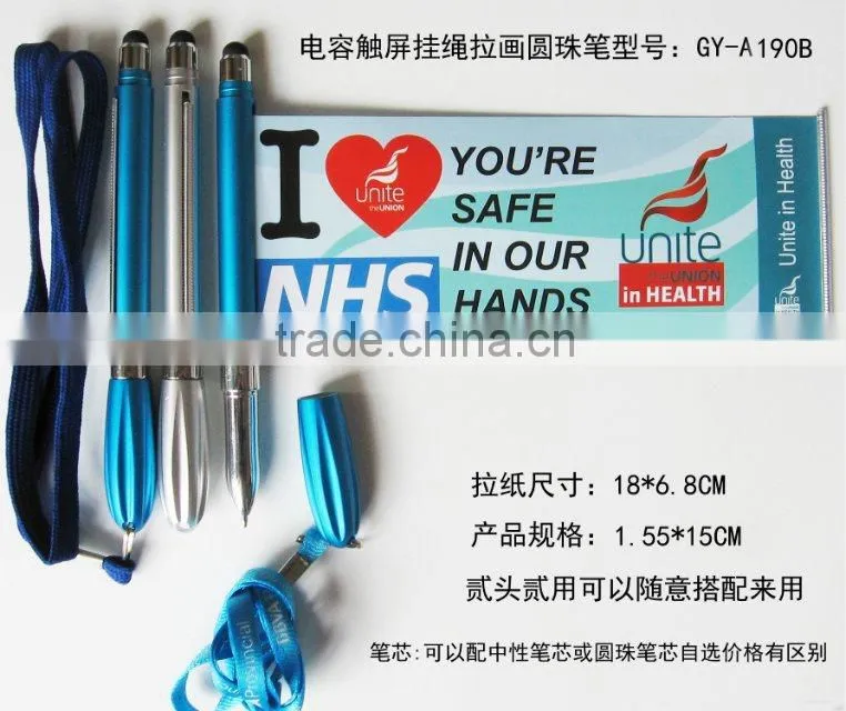 advertising high quality customized logo Cheap banner pen