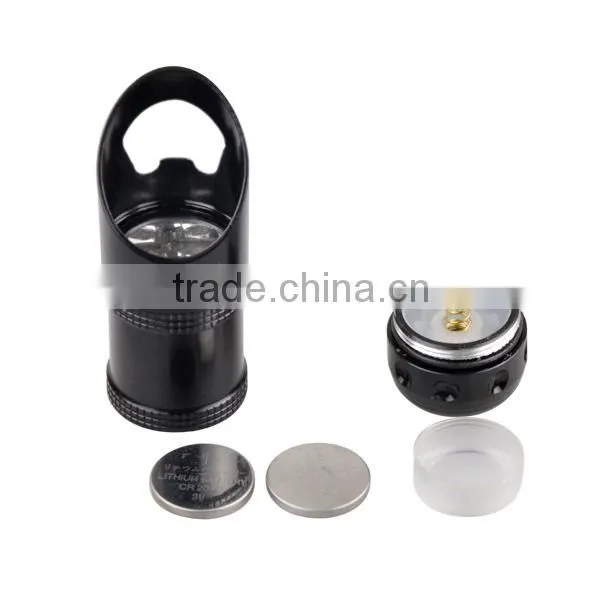 6 LED Under 1 Dollar Gift Flashlight Chinese LED Flashlight With Bottle Opener