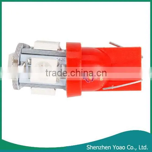 Red LED Car Automotive Wedge Tail Side Light Lamp Bulb 12V