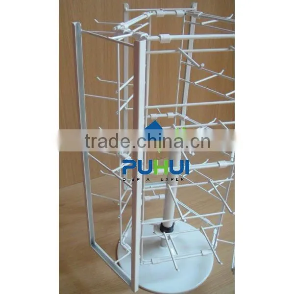 metal spinning counter display stand from china factory