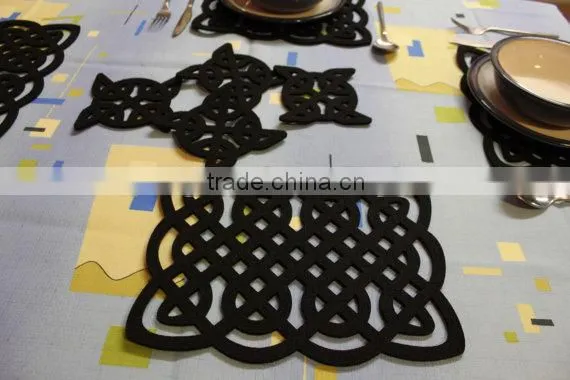 Rectangular felt placemats and different design