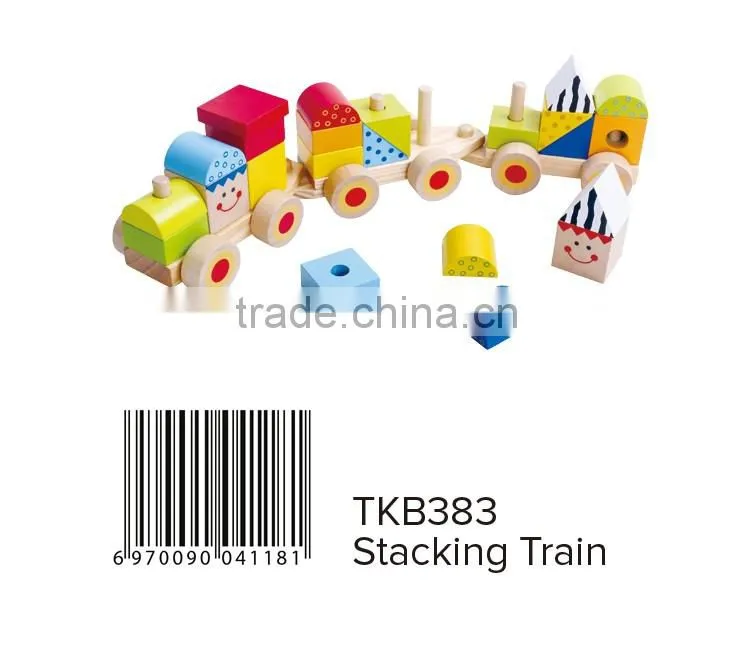 Educational Baby Wooden Antique Toy Trains Classical Train Toys Set