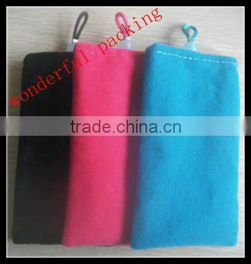 velvet mobile pouch