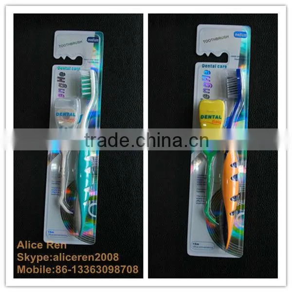 Soft Nylon bristles toothbrush kits