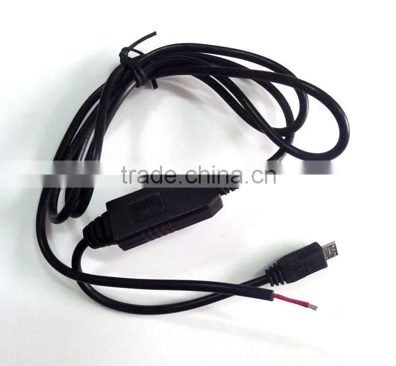 DC8-22V to 5V micro usb output converter with 1M power cable