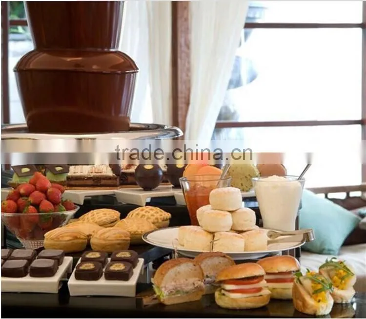 CE mini chocolate fountain machine
