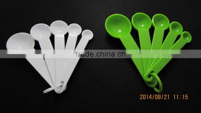 Colorful 5 in 1 Multi-use measuring spoon with 1/2 TSP 1TBSP