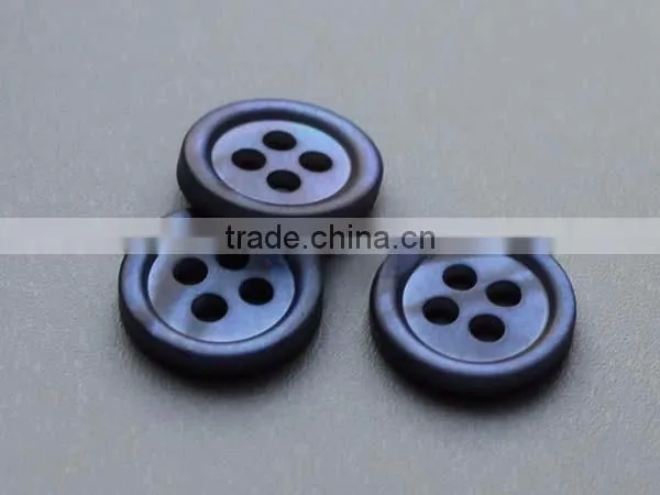 Shell button making machine blue natural pearl shank button for clothing