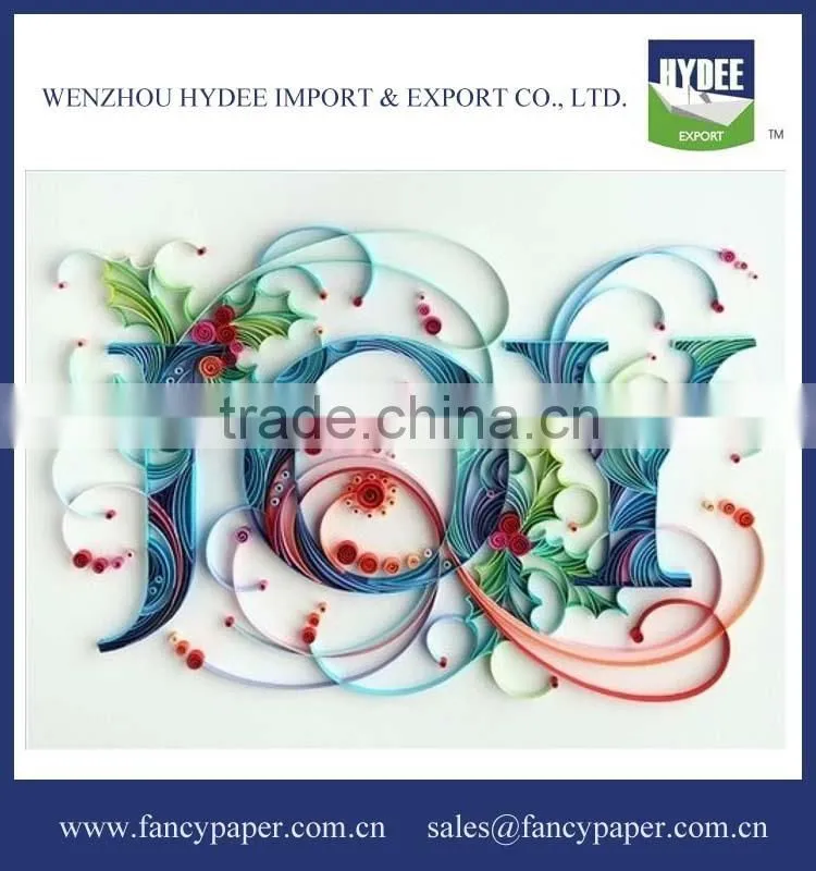 Colorful Theme Paper Quilling Strips for Handcraft