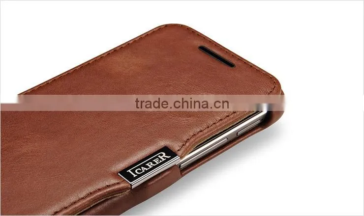Genuine Leather Right Open Case For HTC ONE M8